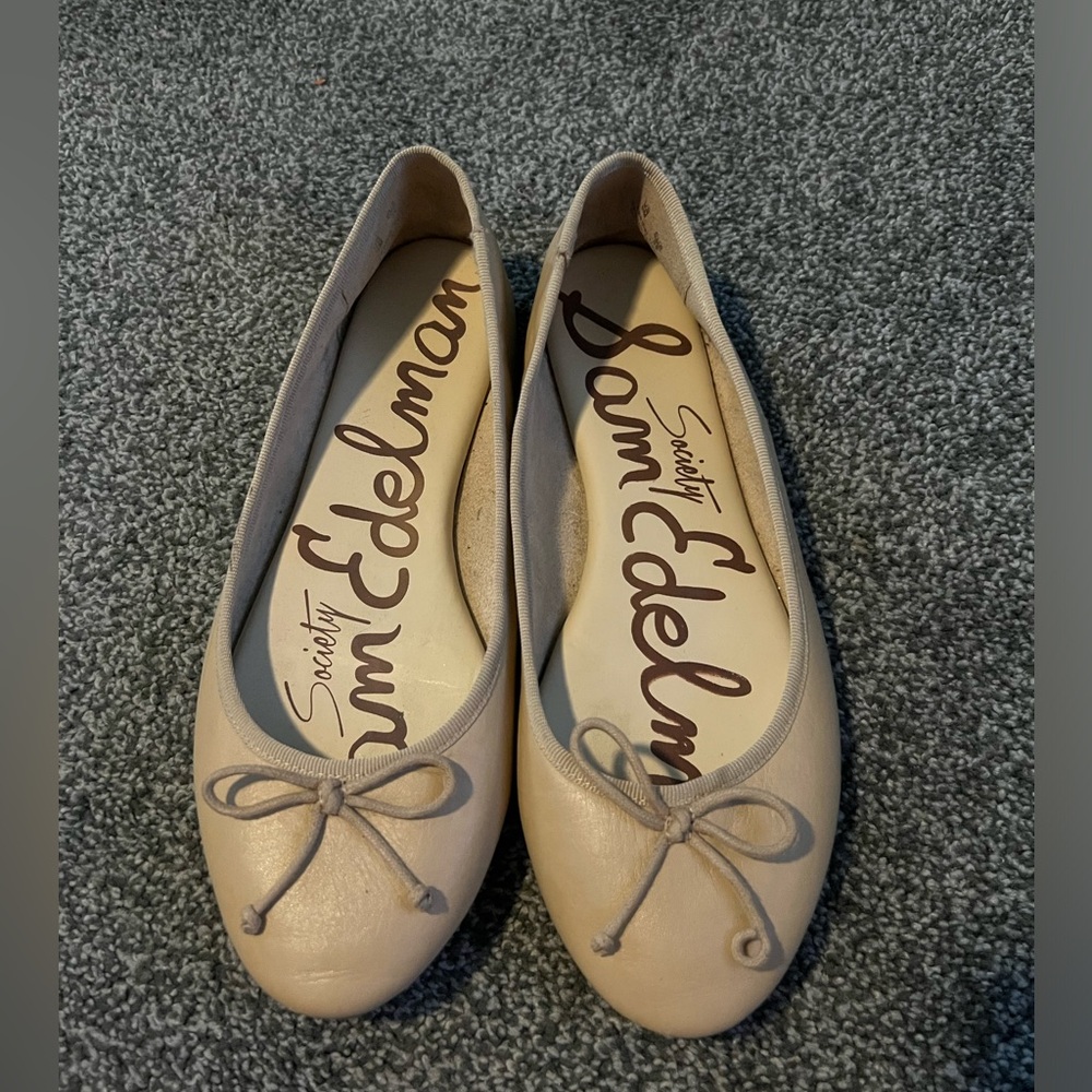 Sam Edelman Ballerina Flats -Nude - size 9 - worn once